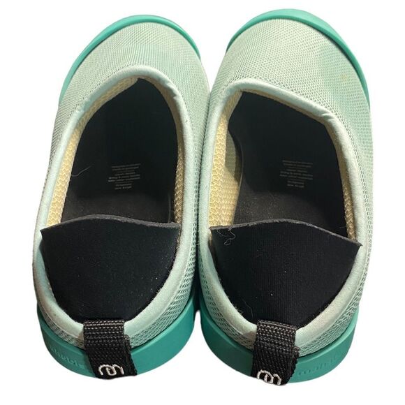 Mahabis Summer Sz US 7.5 Turquoise Removable Insole Slip On Flats Mesh Shoes - Picture 4 of 9